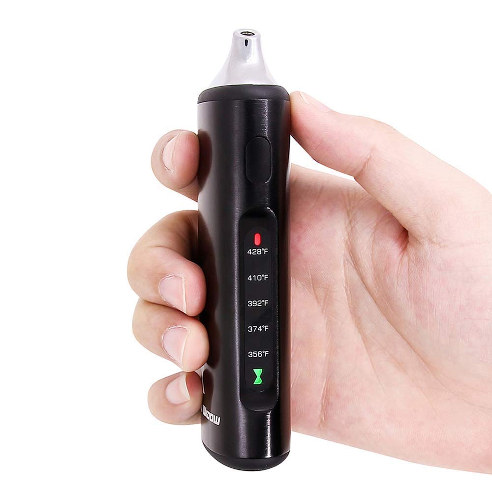 Black Widow Dry Herb Vaporizer by DopeVapes, 2200mAh Battery, 2-in-1  Concentrate and Dry Herb Vape, Ceramic Chamber, 5 Temperature Settings,  Stainless Steel Magnetised Mouthpiece JustSmoke.Me
