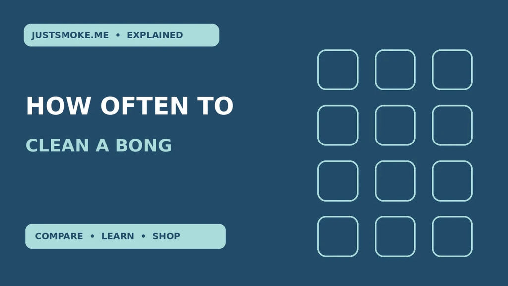How Often Should You Clean a Bong? Water, Residue and Hygiene - JustSmoke.Me