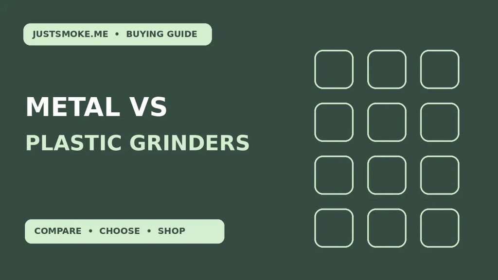 Metal vs Plastic Grinders: Durability, Weight and Value Compared - JustSmoke.Me