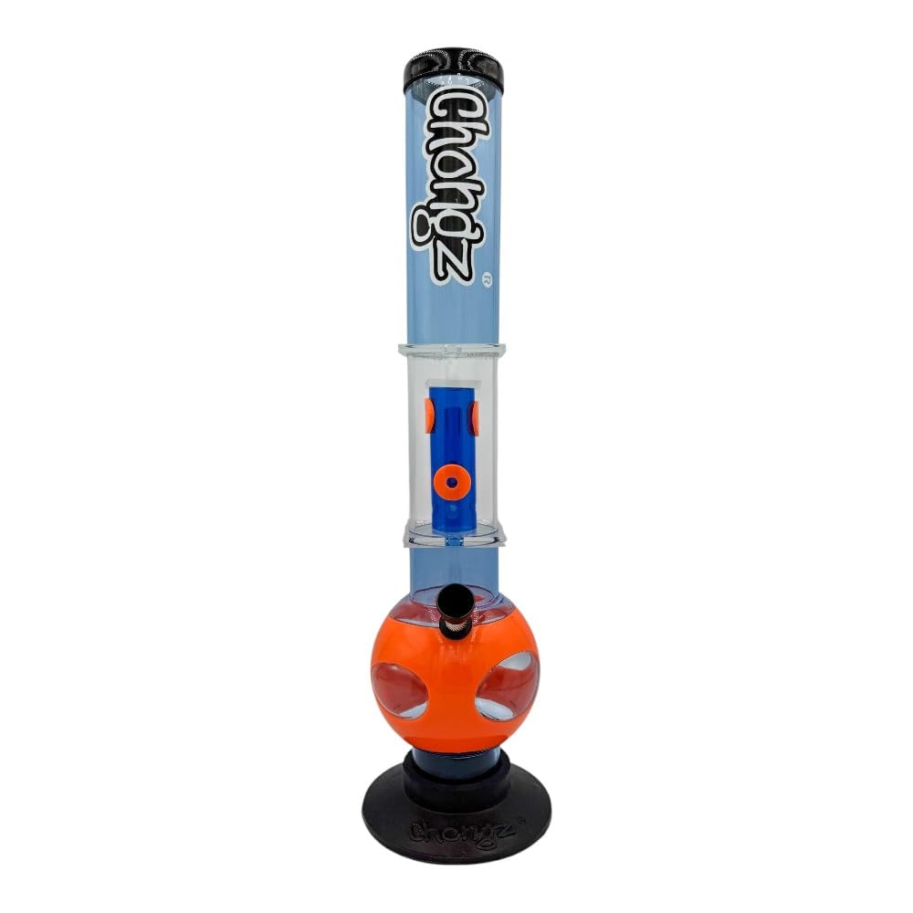 Chongz 40cm Acrylic Bong – Ella’s Choice – Clear Percolator – Random Colour