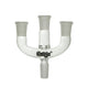 Chongz Glass 3-Bowl Splitter Adapter – 14mm to 3 × 14mm