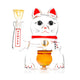 Vastu 14cm Glass Bong – Lucky Cat Design