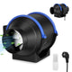 Trsaow 100mm 4-Inch Inline Duct Extractor Fan – 26W – 390m³/h – 4-Speed Remote Control