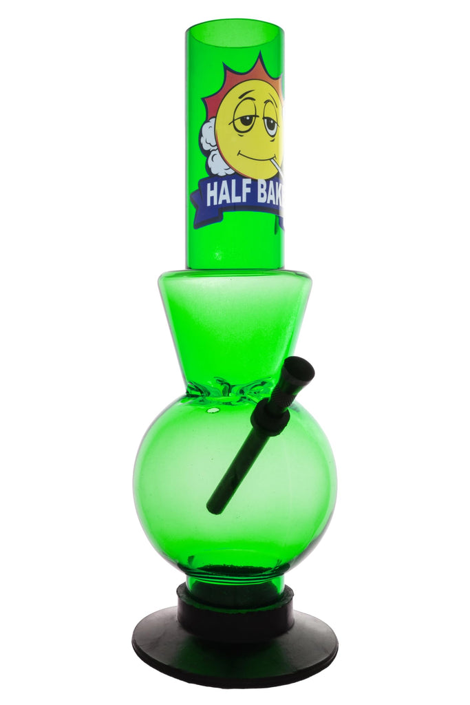 Half Baked 30cm Acrylic Bong – 120 Minutes – Green
