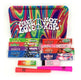 Wise Skies Make Love Not War Rainbow Rolling Tray Set – Coloured Juicy Papers & Rolling Tips Gift Bundle