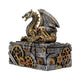 Nemesis Now Steampunk Dragon Trinket Box – 18.5cm – Secrets of the Machine – Silver