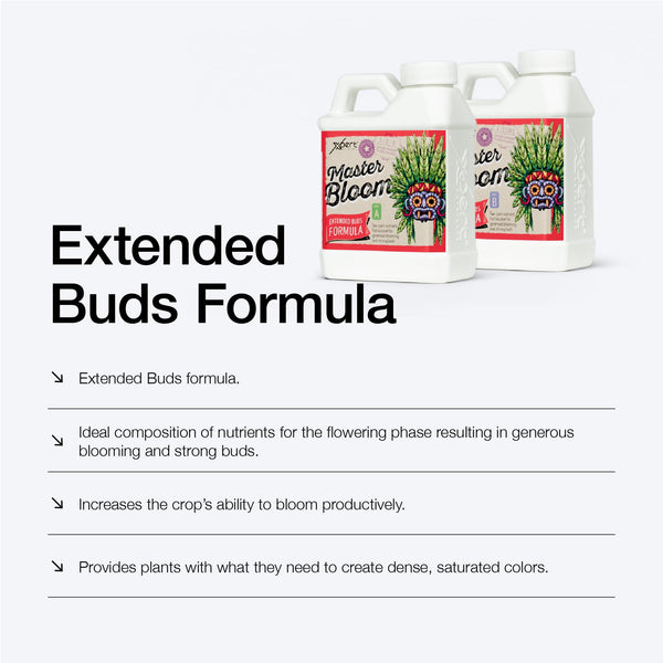 Xpert Nutrients Master Bloom A+B Basic Bloom Fertilizer – 1L