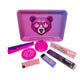 Wise Skies No Care Bear Small Rolling Tray Set – Pink King Size Slim Papers, Juicy Jay Purple Tips, Crusher & Cone Holders – 8 Items