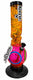 Chongz 30cm Acrylic Ice Twist Bubble Bong – Head Happy – Light Orange (CHO110)