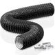 HG Power 100mm Air Ducting – 5m – PVC with 2 Clamps