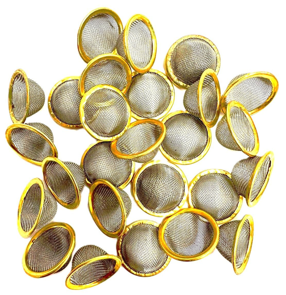 Ember Edge Stainless Steel Pipe Screens – 20mm – Pack of 20