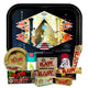 Rick and Morty Rolling Tray Set – 27.5 × 17.5cm – Airtight Tin, RAW Ashtray, RAW Papers, Tips, Cones & Stickers