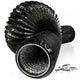 Hon&Guan Thickened 100mm Flexible Aluminium Foil Ducting – 2m – Black