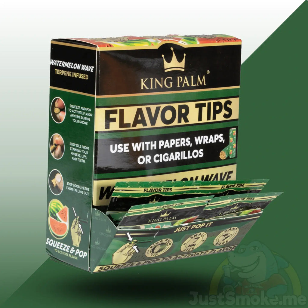 Watermelon Wave - 7mm Flavoured Filter Tips - King Palm