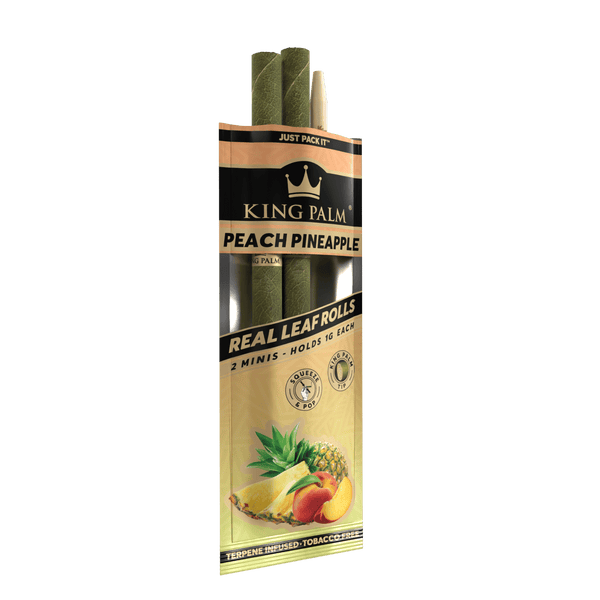 King Palm | Peach Pineapple | Cordia Leaf / Flavoured Blunt WrapsJustSmoke.Me