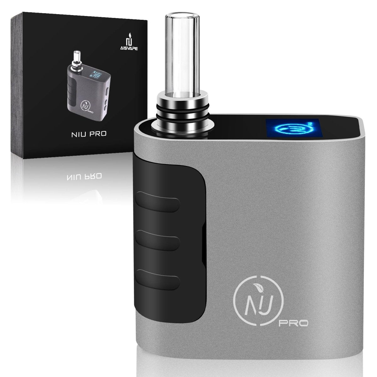 geek vape sonder q2 Aisvape NIU PRO Vaporizer for Herbs & Cannabis | Conduction Mechanism |  Replaceable SUS304 Chamber | 1400 mAh Battery
