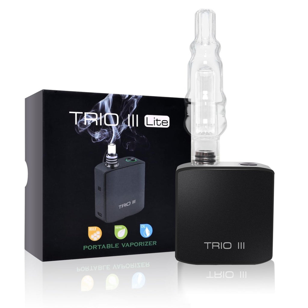 Aisvape TRIO III Vaporizer for Herbs & extracts | Conduction Mechanism | Replaceable SUS304 Chamber | 18350 Battery | Portable Size | Mini Water BubblerJustSmoke.Me