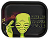Alien Metal Rolling Tray – Funny Cartoon DesignJustSmoke.Me