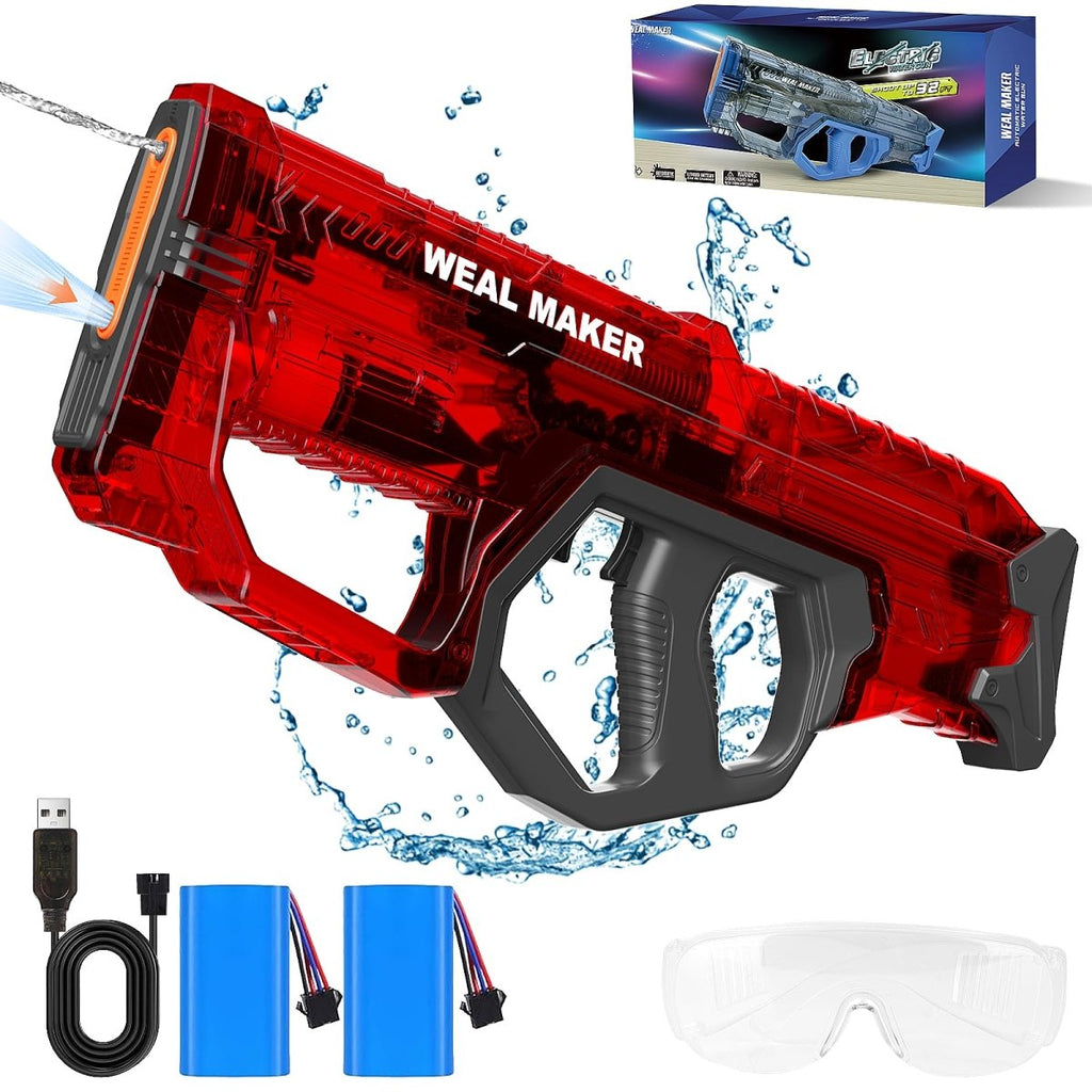 artcool Auto Suction Electric Water Gun for Adults/Kids,Automatic Squirt Gun,Poweful Water Guns with 300+ Ammos, Waterproof Water Pistol for Summer Pool/Beach Outdoor Toys - RedJustSmoke.Me
