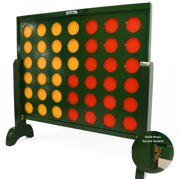 Big Game Hunters 517 Jumbo 4 in a Row Wooden Giant Connect 4 Counters Garden Game, 75 Centimetres TallJustSmoke.Me