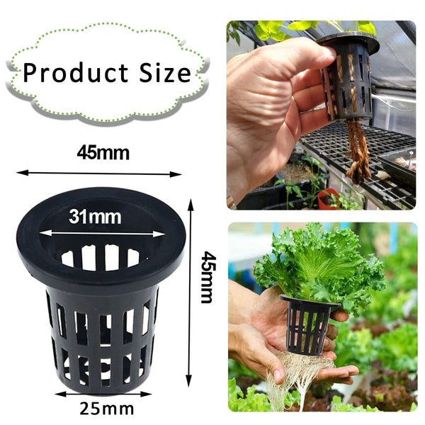 BIPY 96-Piece Hydroponic Net Pot Cups with Sponge – BlackJustSmoke.Me