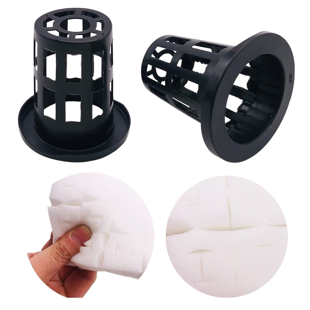 BIPY 96-Piece Hydroponic Net Pot Cups with Sponge – BlackJustSmoke.Me