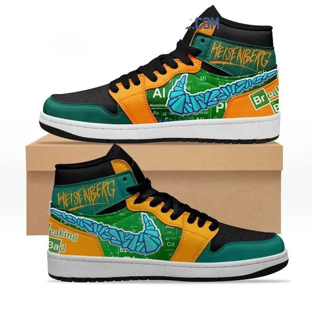 Breaking Bad | High - Tops / Custom Shoes | Unisex Fashion Trainers | Cartoon / Movie / Gamers.JustSmoke.Me