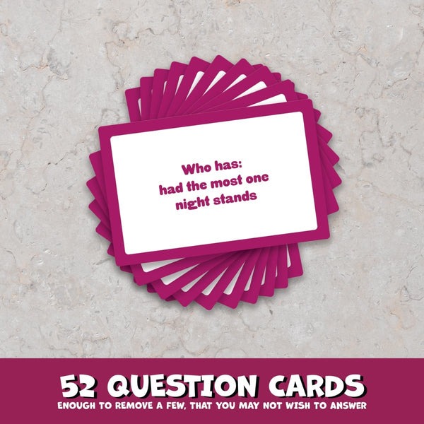 Bridal Showered UK Hen Night Party Games – WHO’S THE FILTHIEST – Unlimited Players - Hilarious Group Game - Certificate included for hen party Game, hen night, and hen do accessoriesJustSmoke.Me