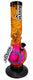 Chongz 30cm Acrylic Ice Twist Bubble Bong – Head Happy – Light Orange (CHO110)JustSmoke.Me