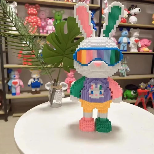 Cute / Gangster Bunny Bears (5800 pcs) Model Building Kit ...