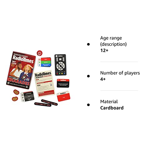 Ginger Fox Radio Times Charades Card Game With A Unique Trivia Twist. For Great Family Party Fun Act Out And Guess Your Teams Mime To Win Points., 0112.1652.71.OCL.OSZ, Multicoloured, One SizeJustSmoke.Me