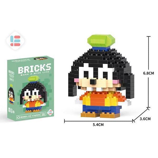 Goofy : 176pc Fun Model Building Set - Interlocking Brick KitJustSmoke.Me