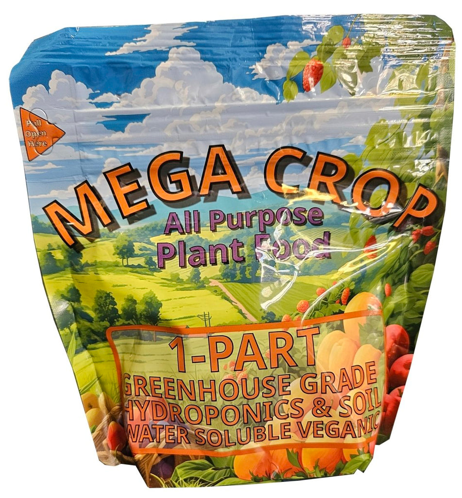Greenleaf Nutrients Mega Crop 1-Part Complete Hydroponic & Soil Base Nutrient – Makes 400 LitresJustSmoke.Me