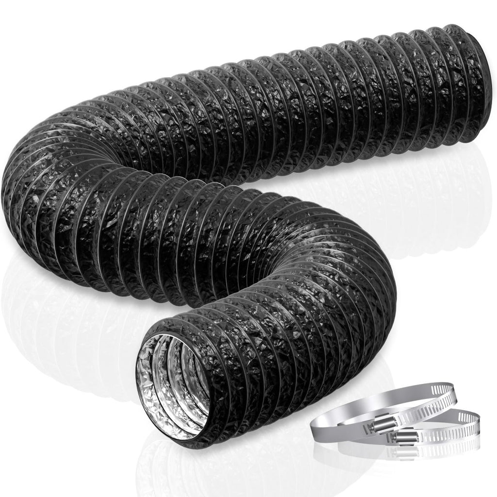 HG Power 100mm Air Ducting – 5m – PVC with 2 ClampsJustSmoke.Me