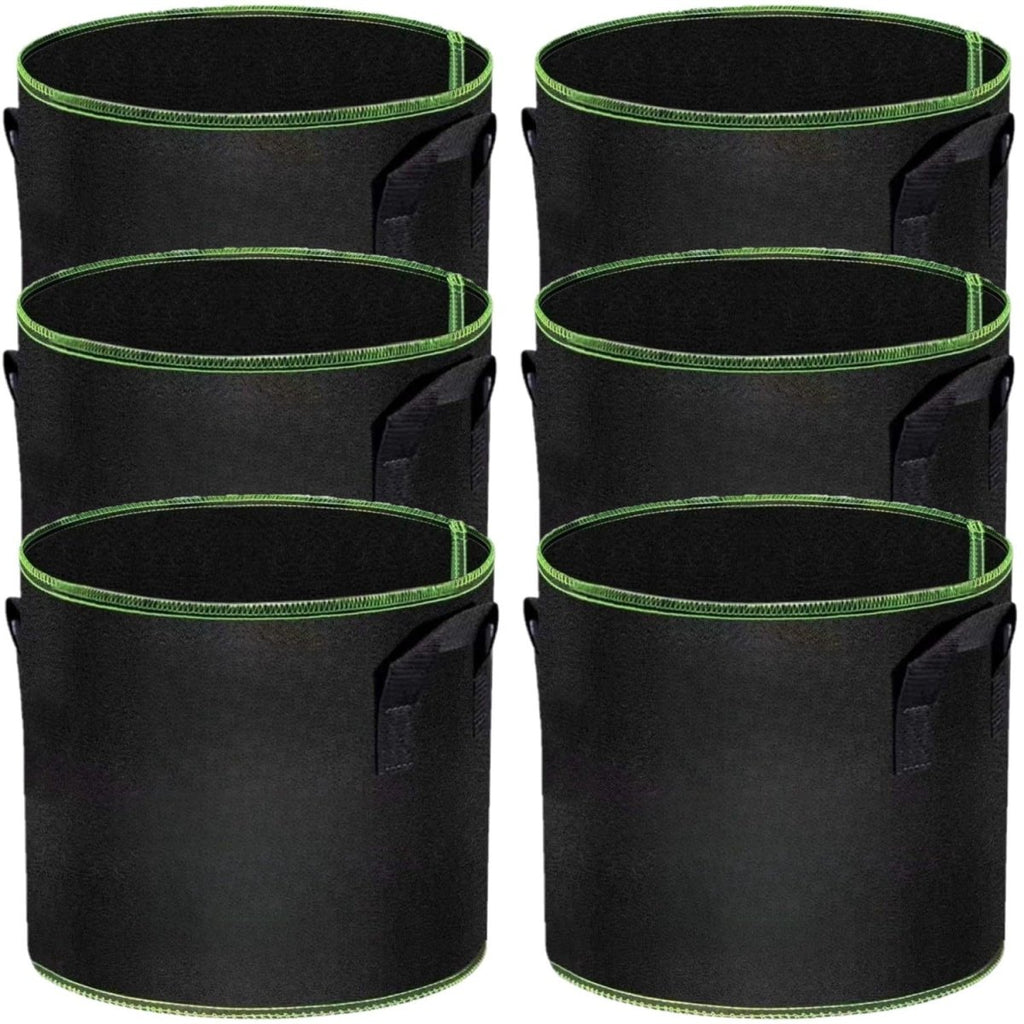 LATERN 6-Pack 5 Gallon Fabric Grow Bags – HandlesJustSmoke.Me