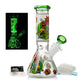 Mini Glass Bong – Luminous Green – 14.5mm – DownstemJustSmoke.Me