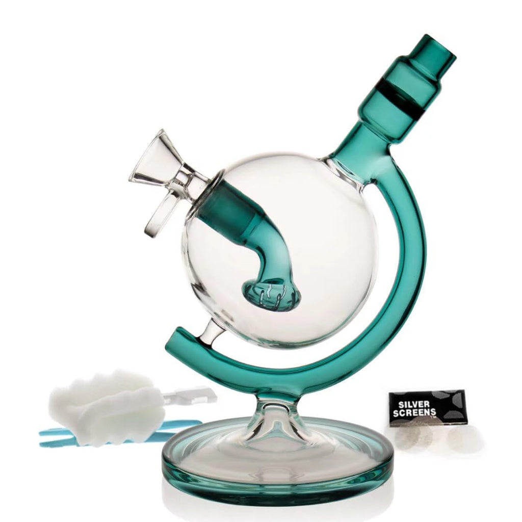 Mini Glass Bong with Pipe CleanerJustSmoke.Me