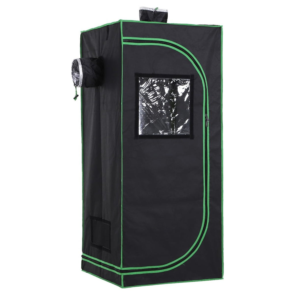 Outsunny Grow Tent – 60 × 60 × 140cm – Adjustable Vents – Floor TrayJustSmoke.Me