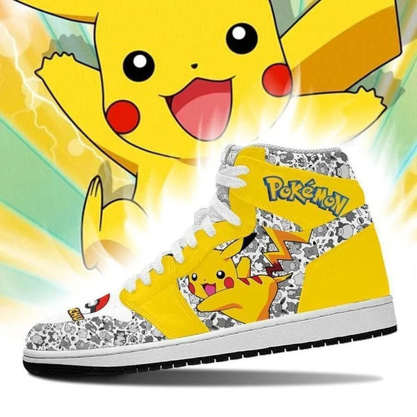 Pokémon Pikachu | High - Tops / Custom Shoes | Unisex Fashion Trainers | Cartoon / Movie / Gamers.JustSmoke.Me