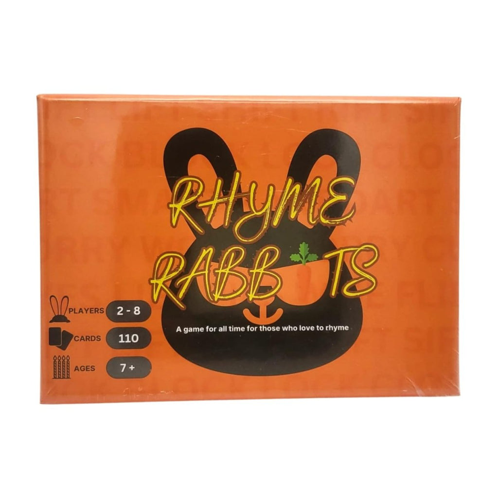 Rhyme Rabbits Card Games For Families - The Really Fun Game For Adults, Kids, Family,Travel And A Good Party - Happy Funny Cards UK Edition Pack, Game Night 2 TO 8 Players, English VersionJustSmoke.Me