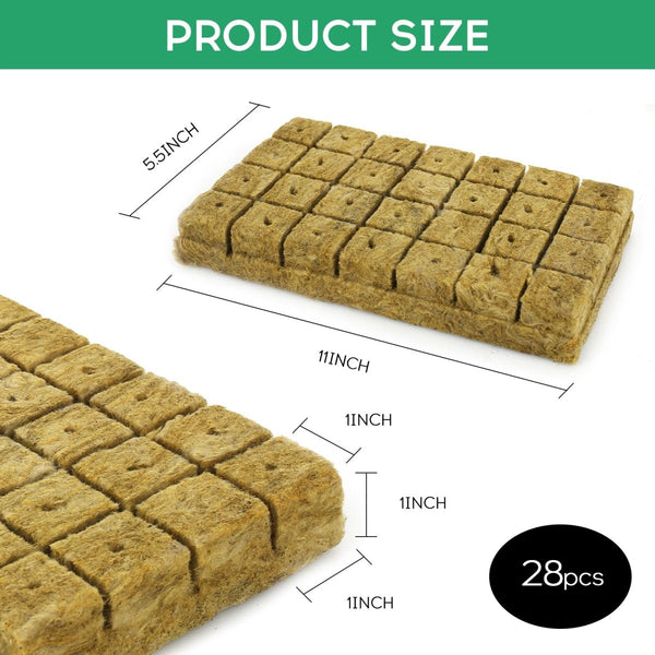 RUCUDIM Rockwool Cubes – 4 × 4 × 4cm – Propagation & CloningJustSmoke.Me