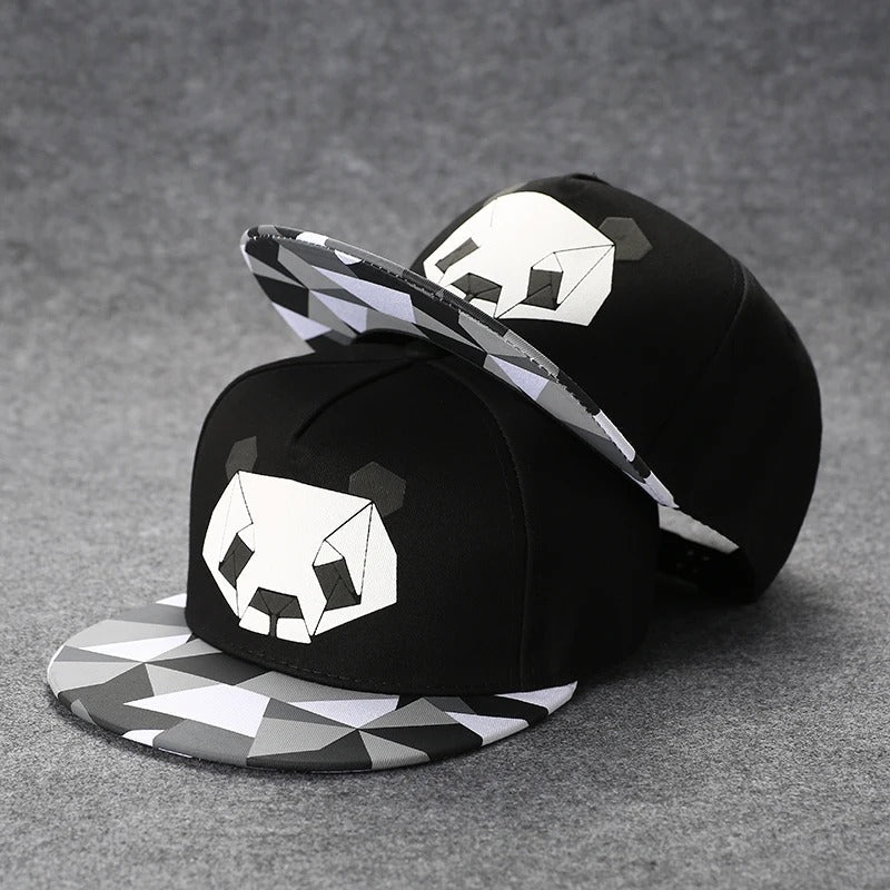 Space Panda - Snapback / Flat Peak Hat / CapJustSmoke.Me