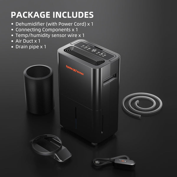 SPIDER FARMER 32-Pint Plant Dehumidifier – For Grow TentsJustSmoke.Me