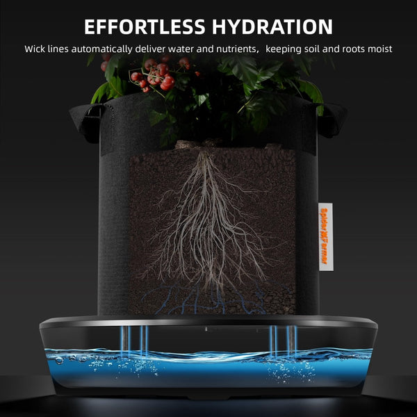 SPIDER FARMER Gravity-Fed Self-Watering System – 4-Pack – 13 Gallon ReservoirJustSmoke.Me