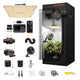 Spider Farmer SF1000 2.3 × 2.3ft Grow Tent Kit – 100W LED – GGS ControllerJustSmoke.Me