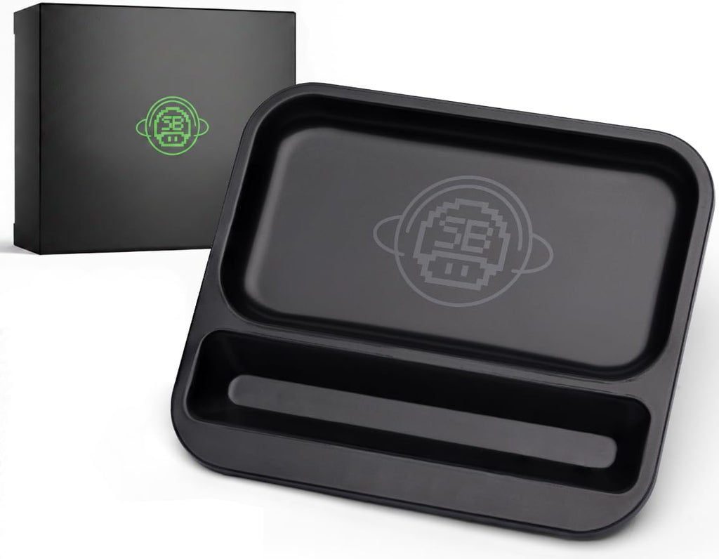 Stash Bros Travel Rolling Tray – Built-In V-CradleJustSmoke.Me