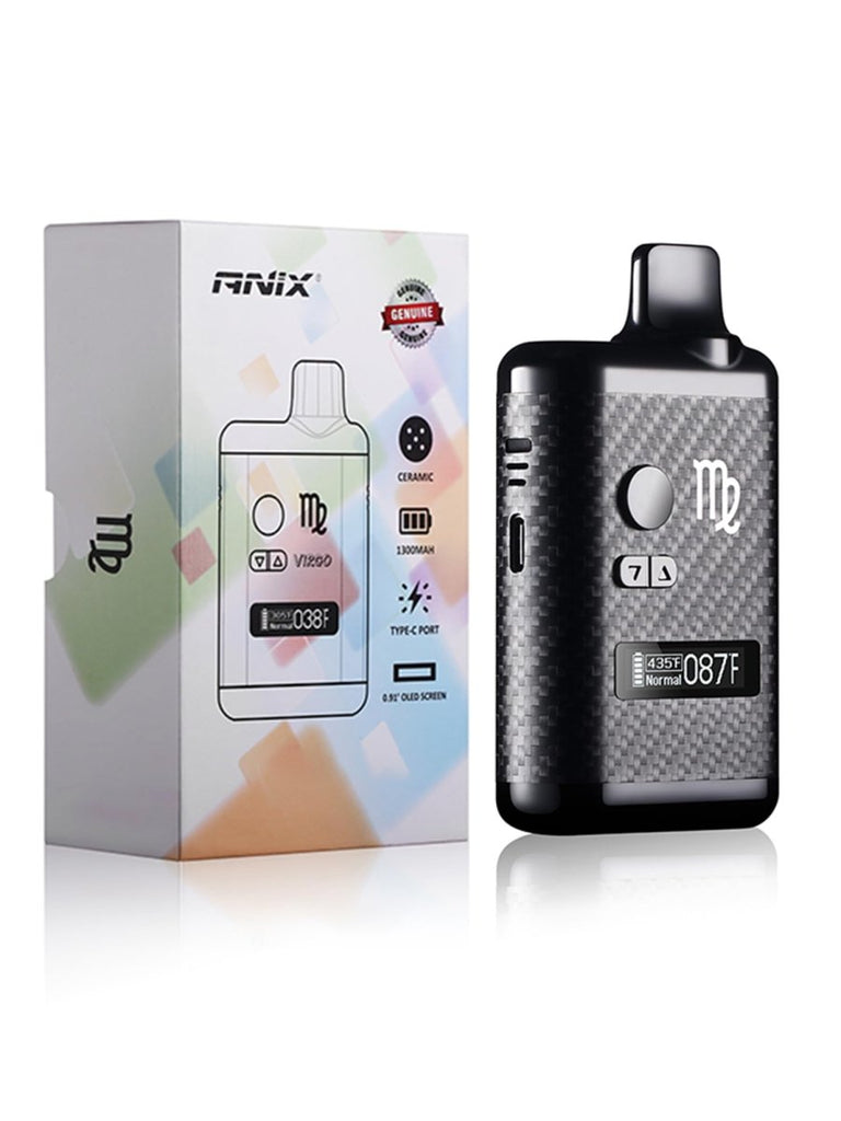 Techstuph Virgo Dry Herb Vaporizer for Aromatherapy Herbs, Herbal Vaporizer with 360° Heating Structure Ceramic Chamber, Maximum Temperature 435°F - No Nicotine (Black)JustSmoke.Me