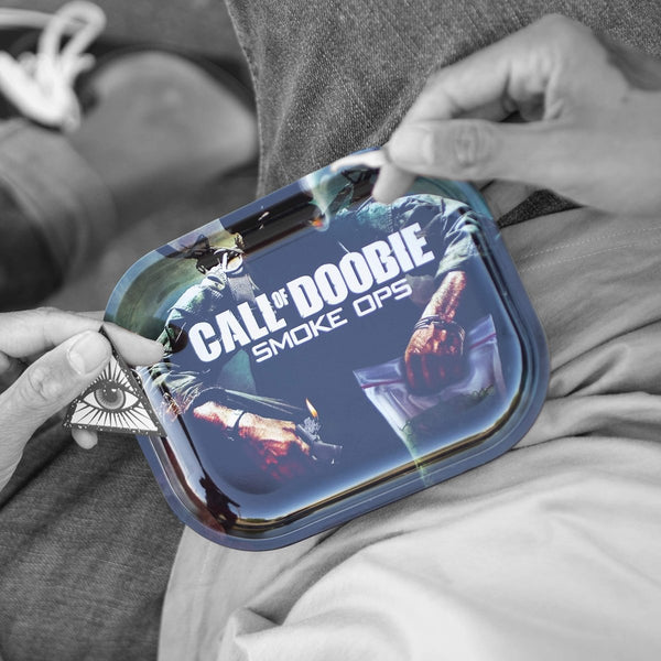 V Syndicate Metal Rolling Tray – Small – Smoke OpsJustSmoke.Me