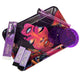Wise Skies Stray Trippy Little Hippy Purple Rolling Tray Bundle – Papers, Tips, Cone Holder & CrusherJustSmoke.Me