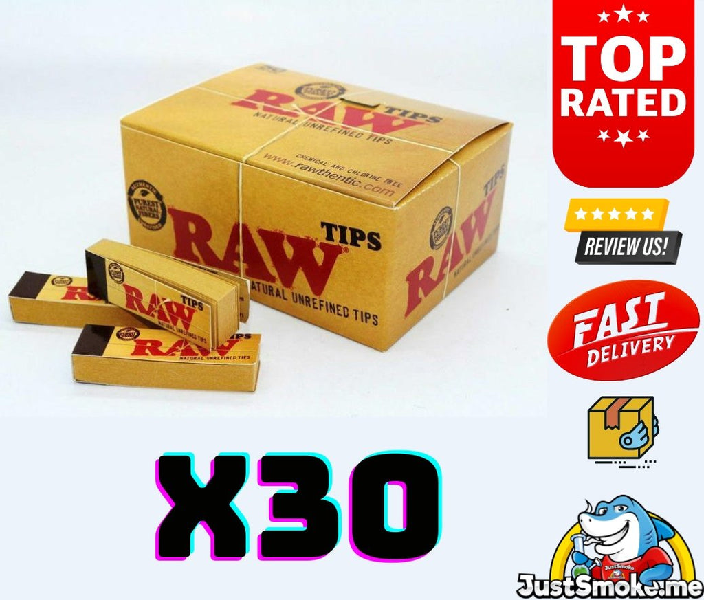 1-50 Booklets | 50 - 2,500 Raw Filter Tips Booklet - 50 Tips Per BookJustSmoke.Me